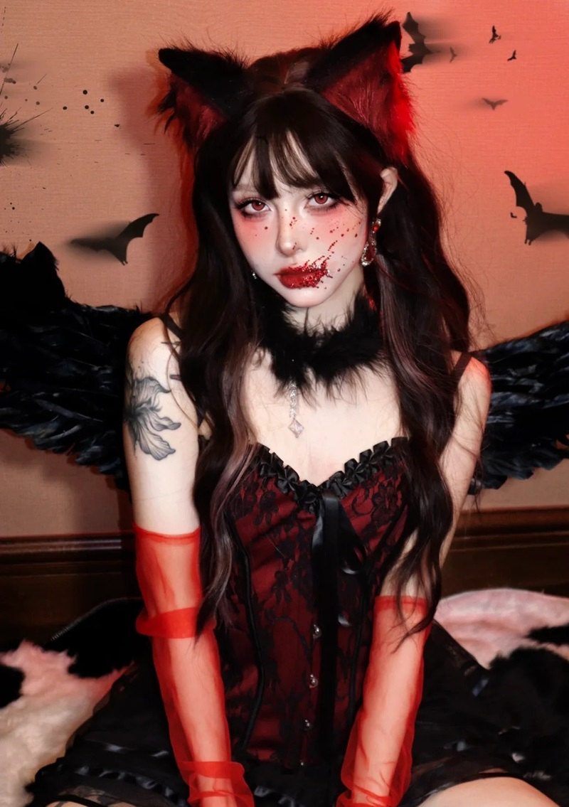 hình ảnh cosplay halloween đáng yêu