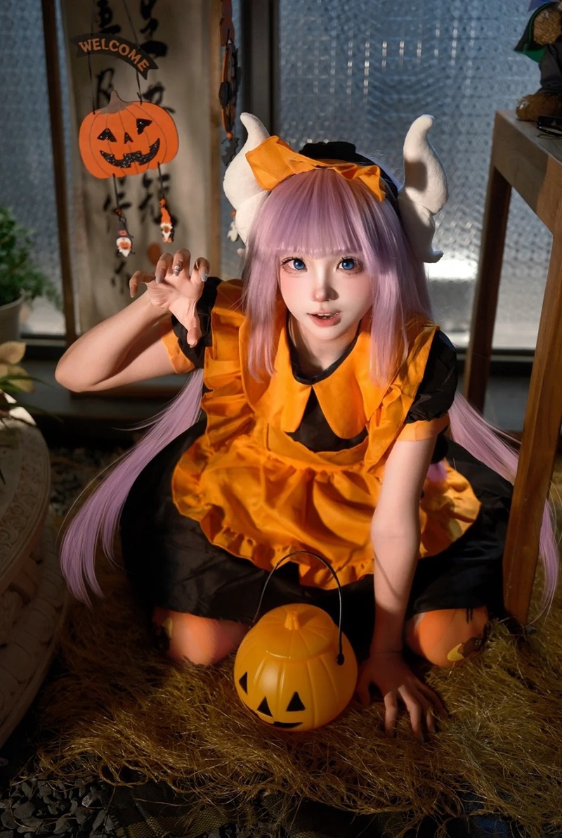 hình ảnh cosplay halloween dễ thương