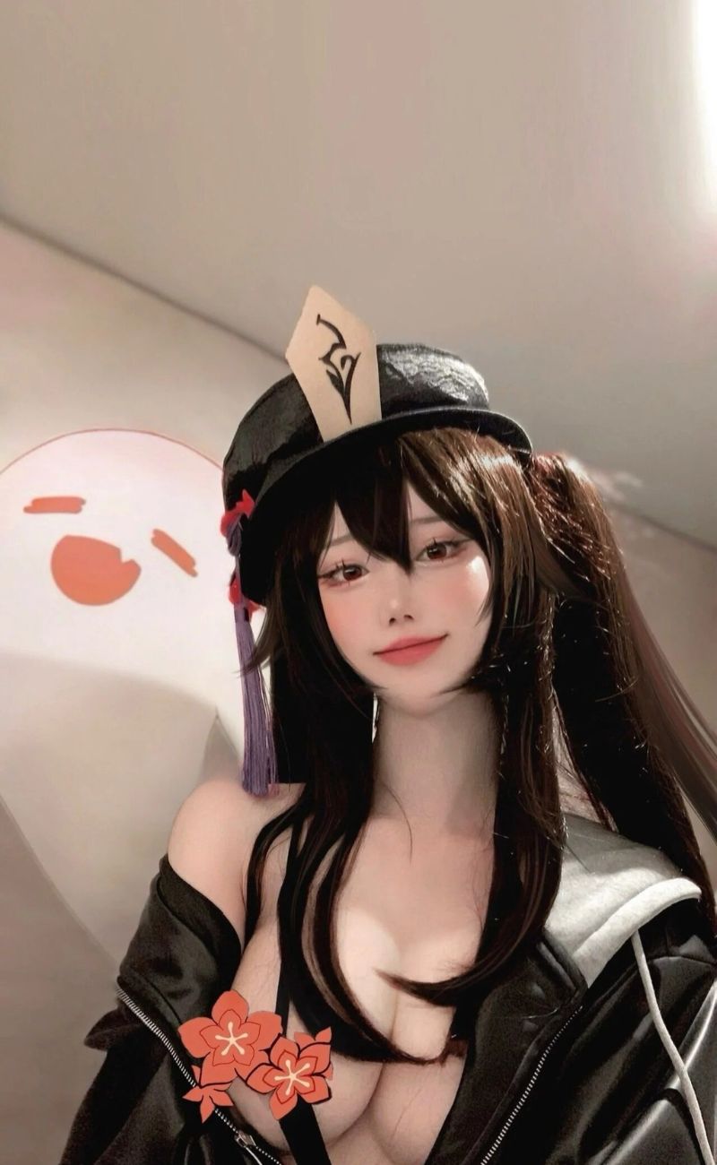 hình ảnh cosplay hutao đáng yêu