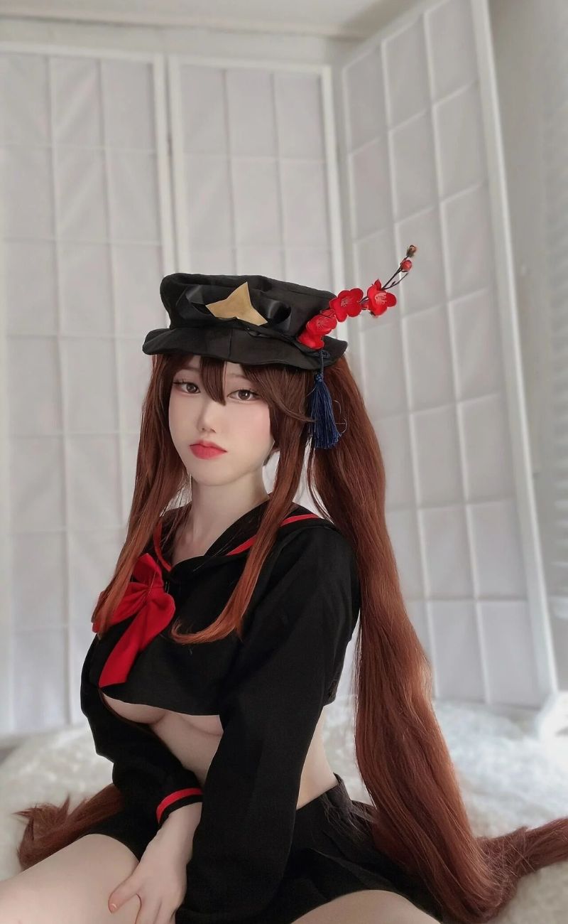 hình ảnh cosplay hutao xinh