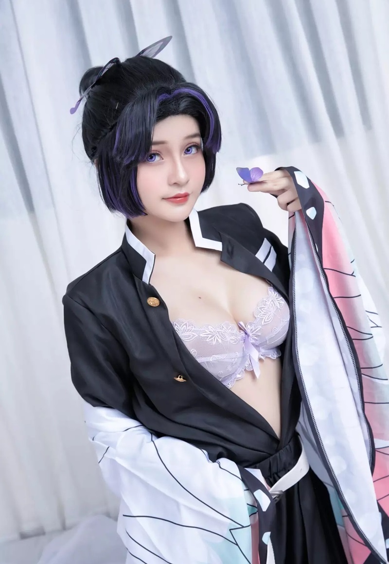 hình ảnh cosplay kimetsu no yaiba cực dâm