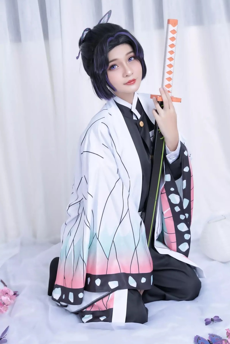 hình ảnh cosplay kimetsu no yaiba xinh