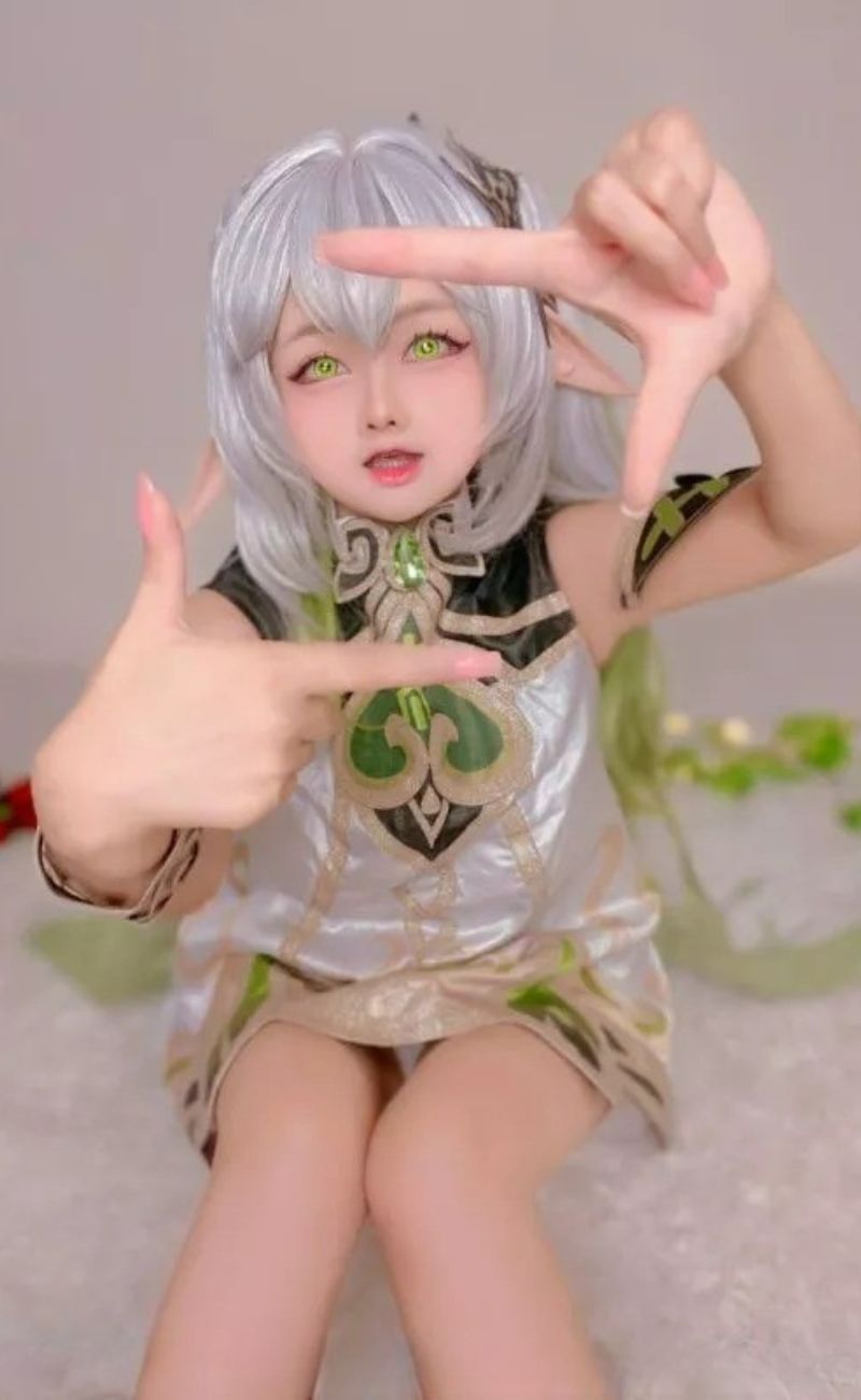 hình ảnh cosplay nahida đáng yêu