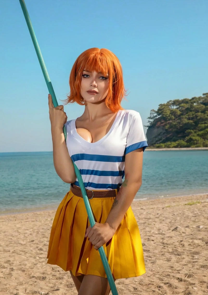 hình ảnh cosplay nami xinh