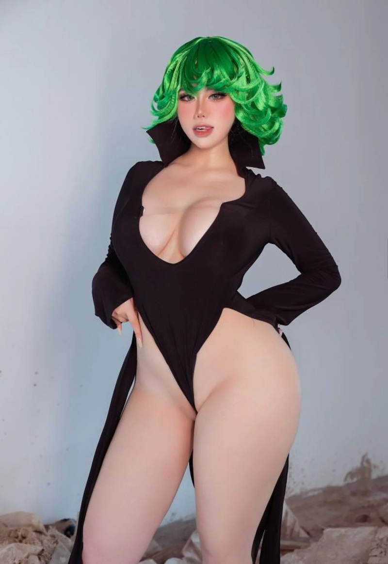 hình ảnh cosplay tatsumaki nóng bỏng