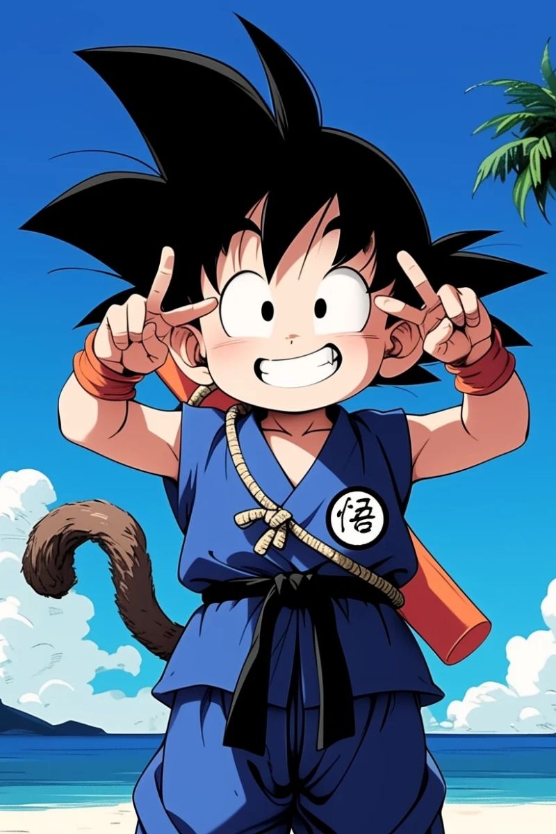 hình ảnh goku đáng yêu