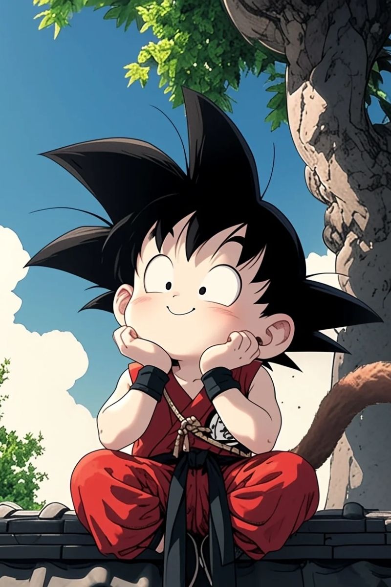 hình ảnh goku dễ thương