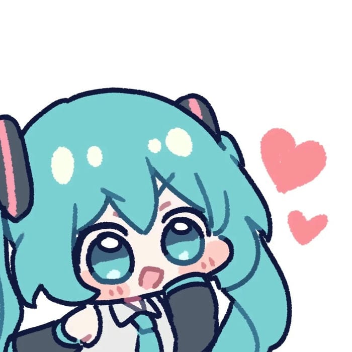 hình ảnh hatsune miku chibi đáng yêu nhất