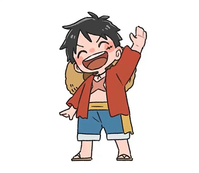 hình ảnh luffy chibi cực cute