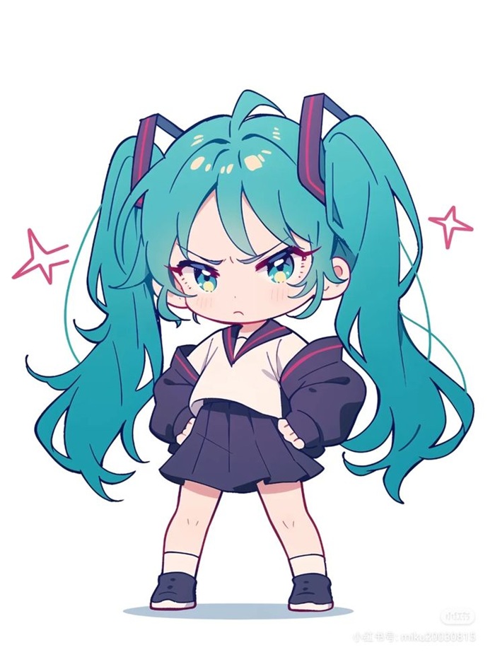 hinh anh miku chibi