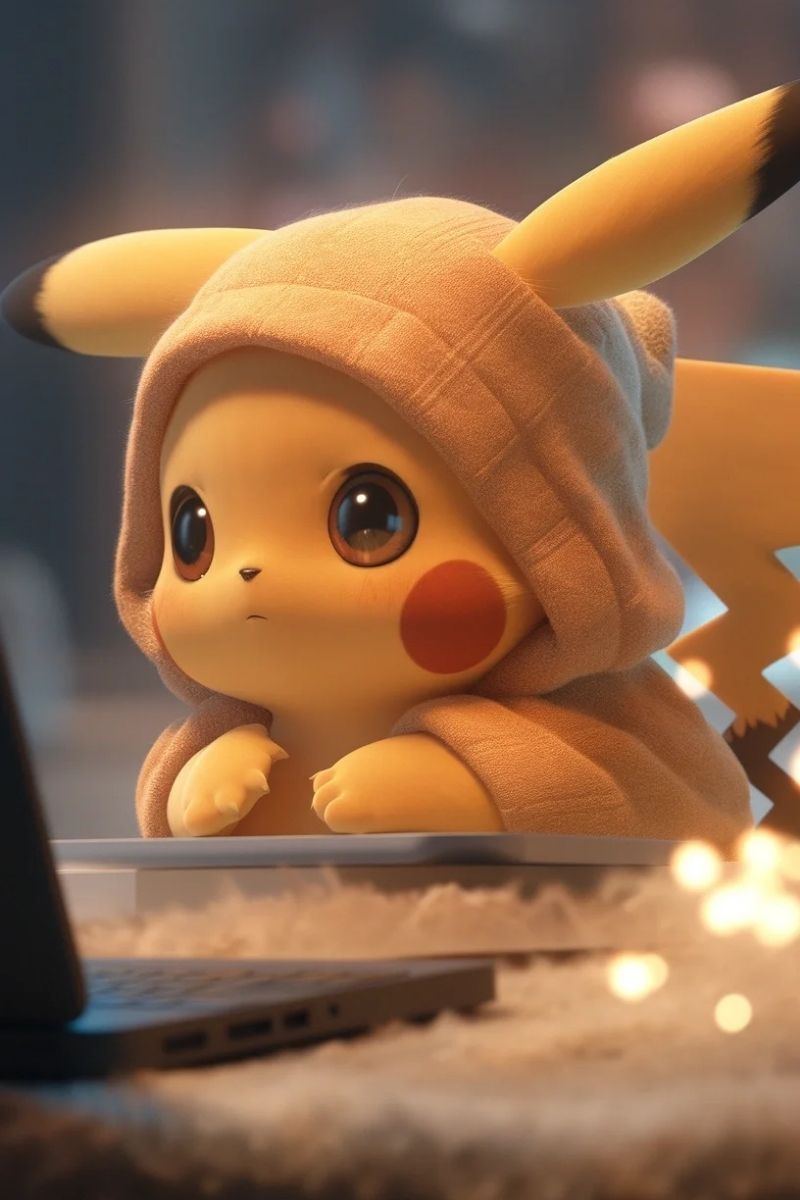 hình ảnh pikachu đáng yêu