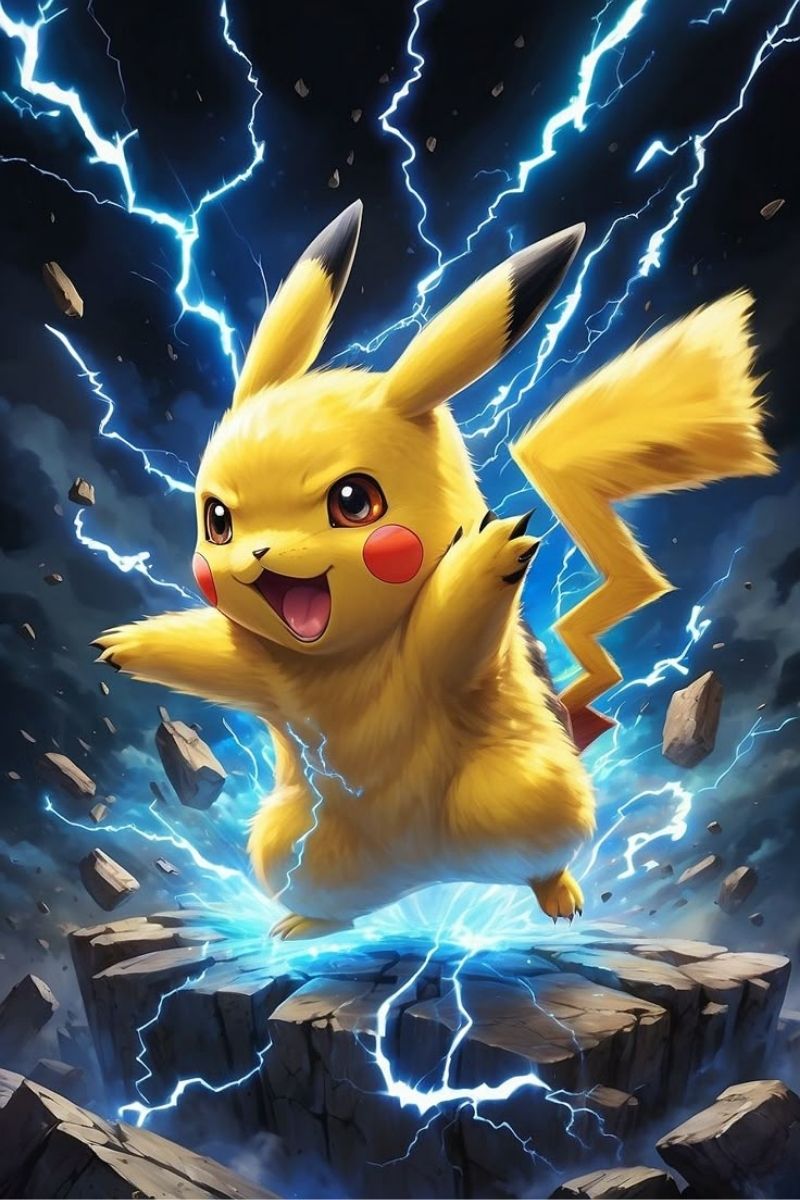 hình ảnh pikachu ngầu