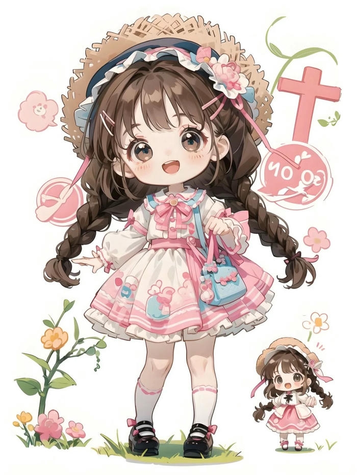 hình anime nữ chibi