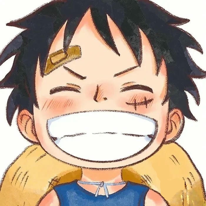 hình luffy chibi cười