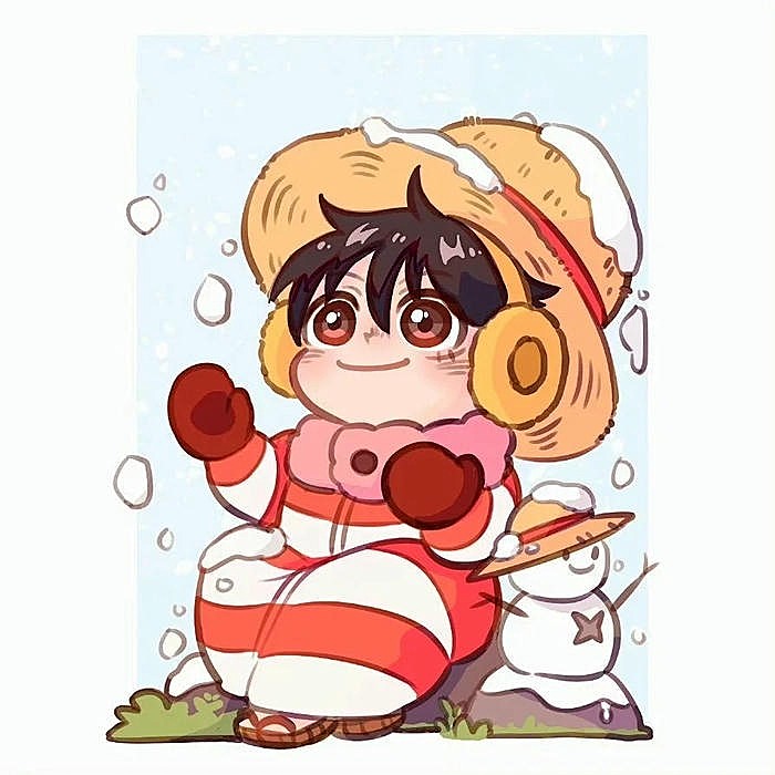 hình luffy chibi cute nhất