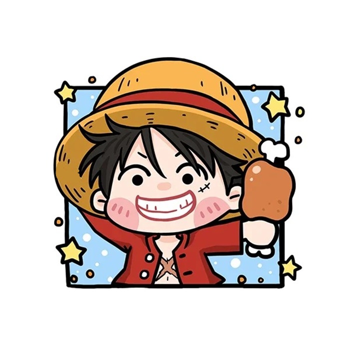 hình luffy chibi siêu đẹp