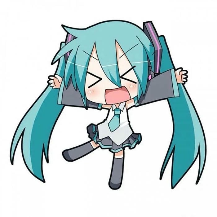 hình miku chibi dễ thương