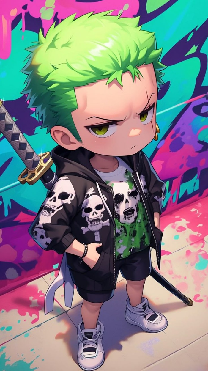 hình nền chibi zoro