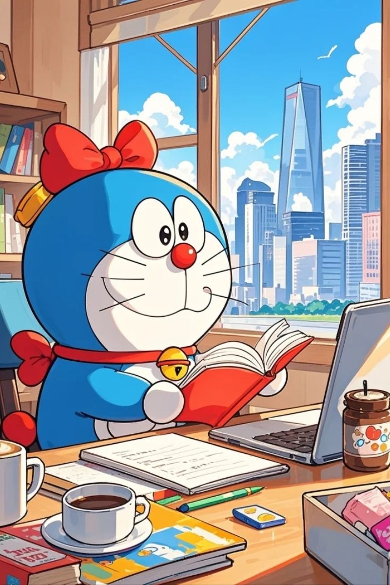 hình nền doraemon chất