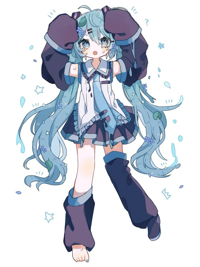 hình nền miku chibi