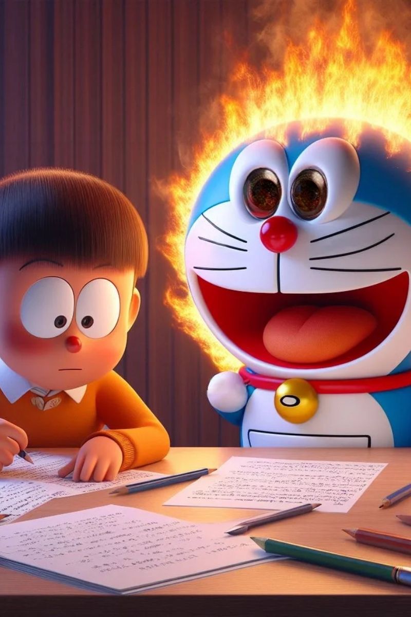 hình nền nobita 4k