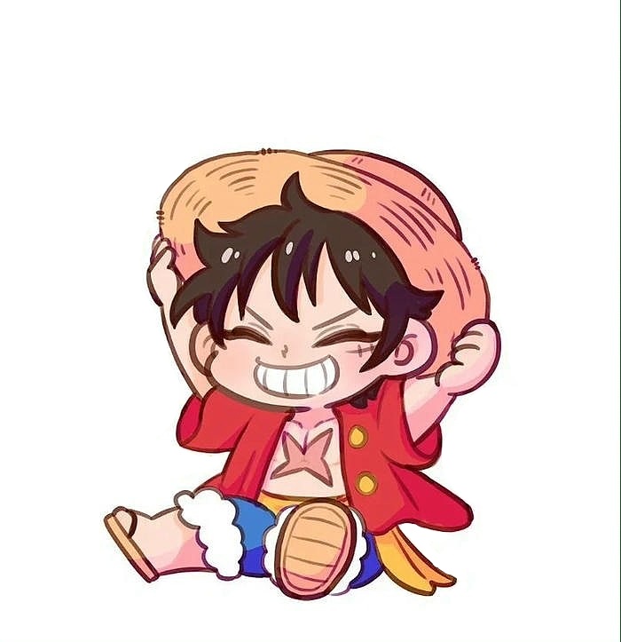 luffy chibi cực cute