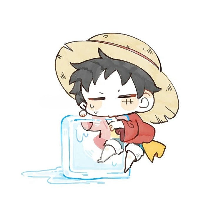 luffy chibi đáng yêu