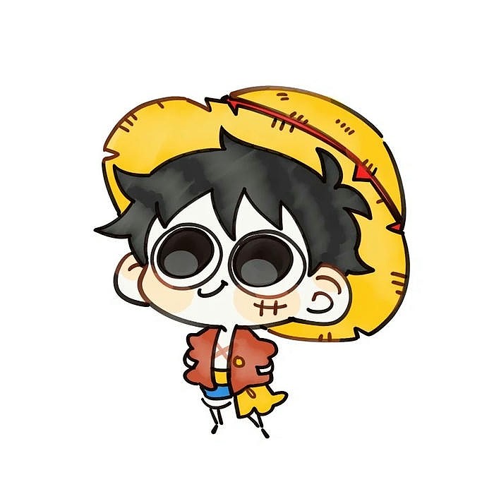 luffy chibi siêu cute