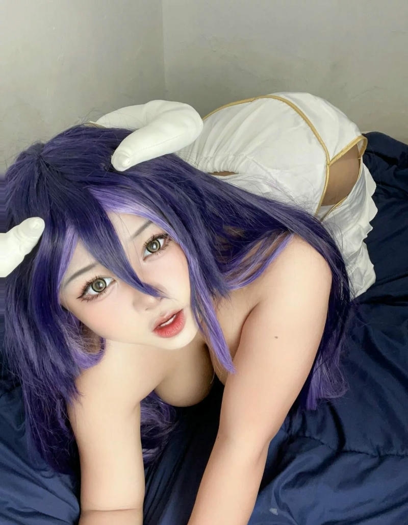 albedo cosplay xinh