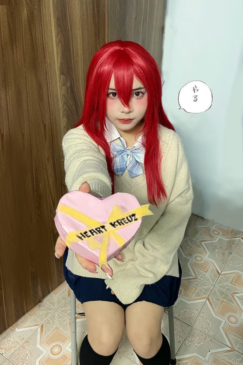 ảnh cosplay erza xinh