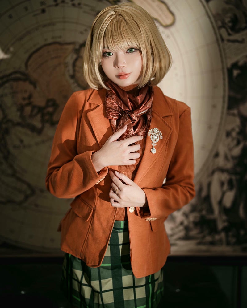 ảnh cosplay thư ký dễ thương