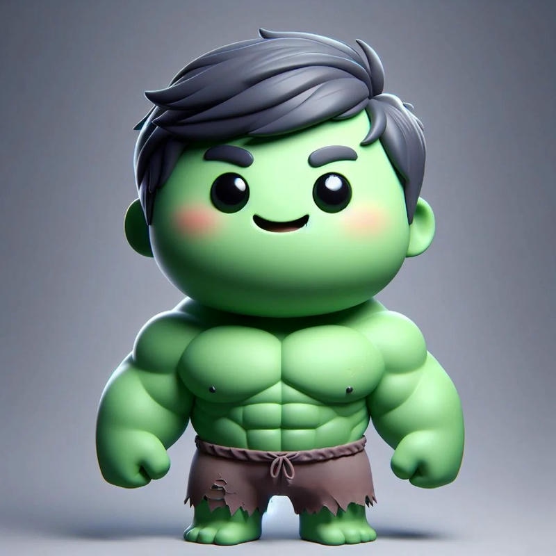 ảnh hulk chibi 8k