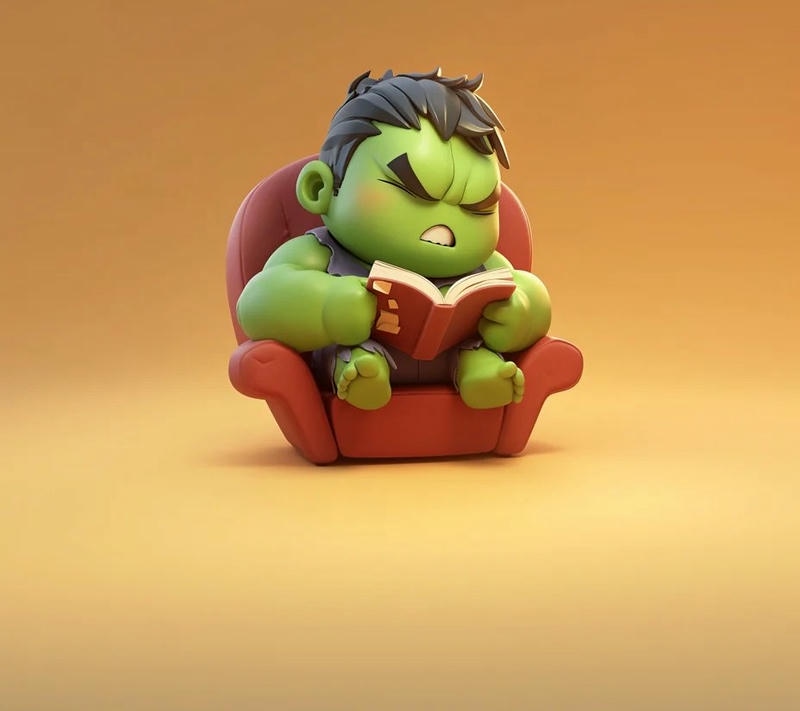 ảnh hulk chibi cute