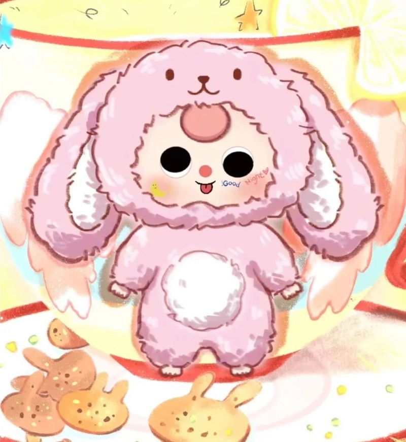 baby three chibi hd