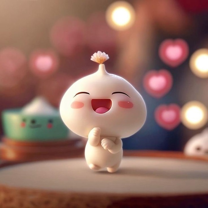 bánh bao chibi đáng yêu