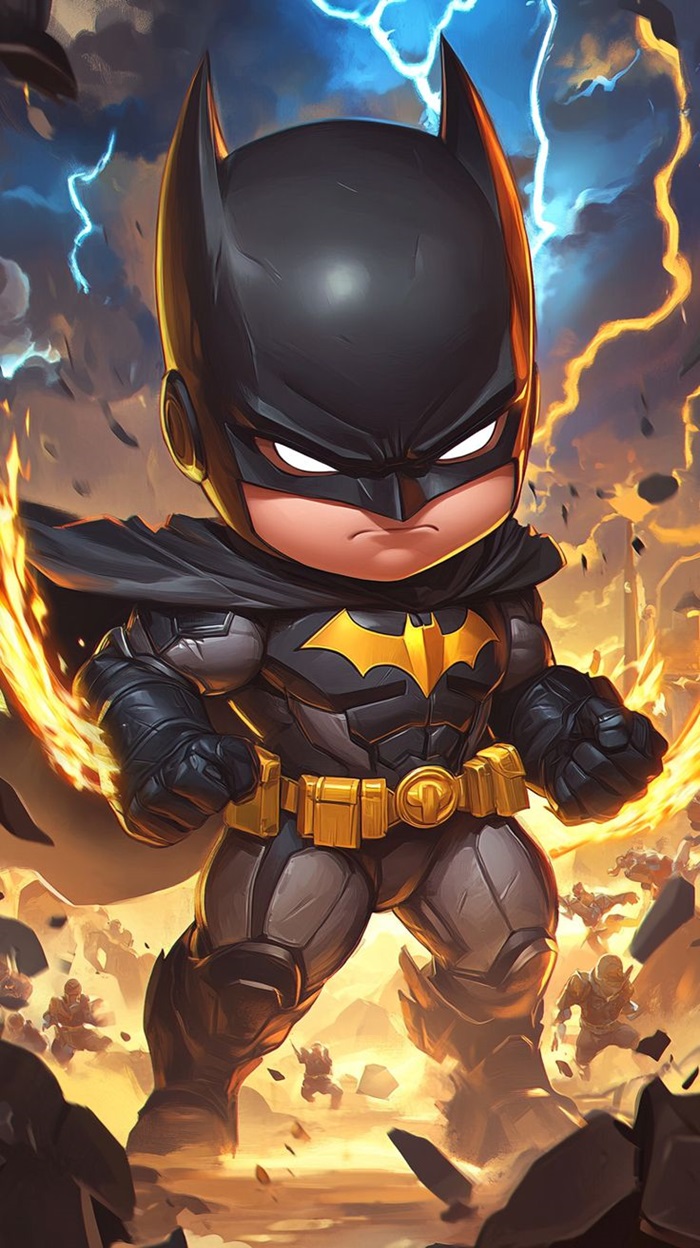 batman chibi ngầu