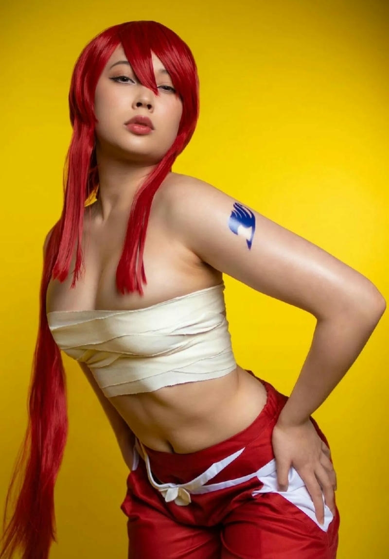 cosplay erza cực dâm