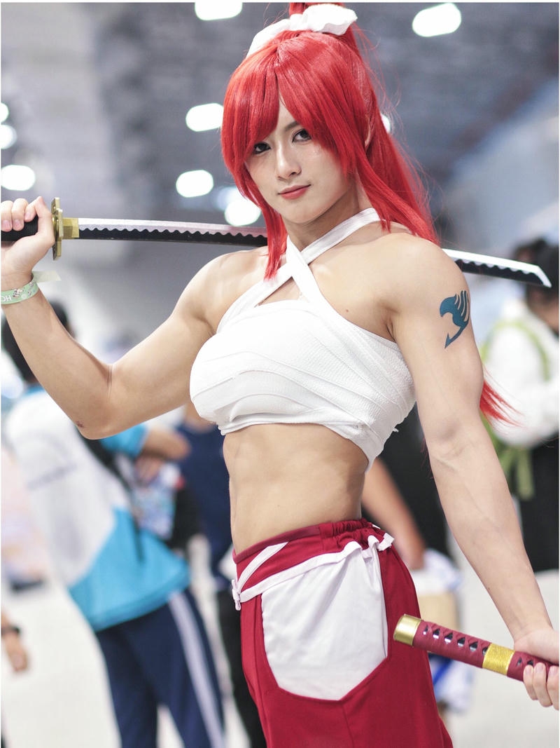 cosplay erza dâm
