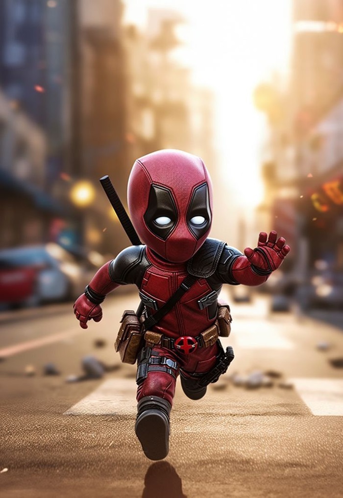 deadpool chibi đáng yêu