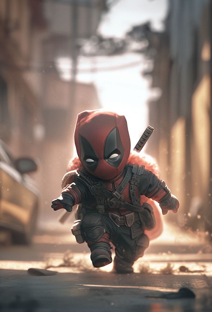 deadpool chibi siêu cute