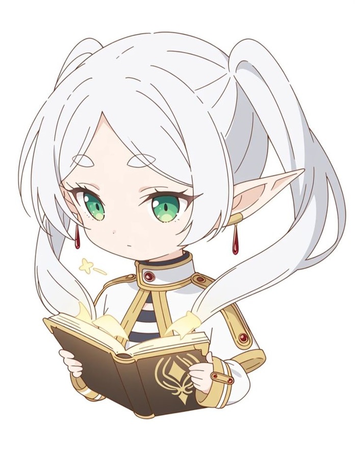 frieren chibi cực cute
