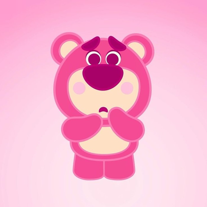 gấu dâu chibi dễ thương