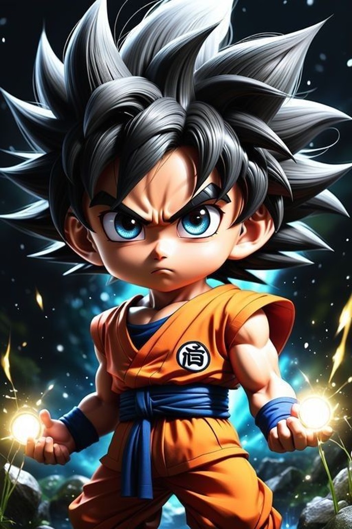 goku chibi HD siêu đáng yêu