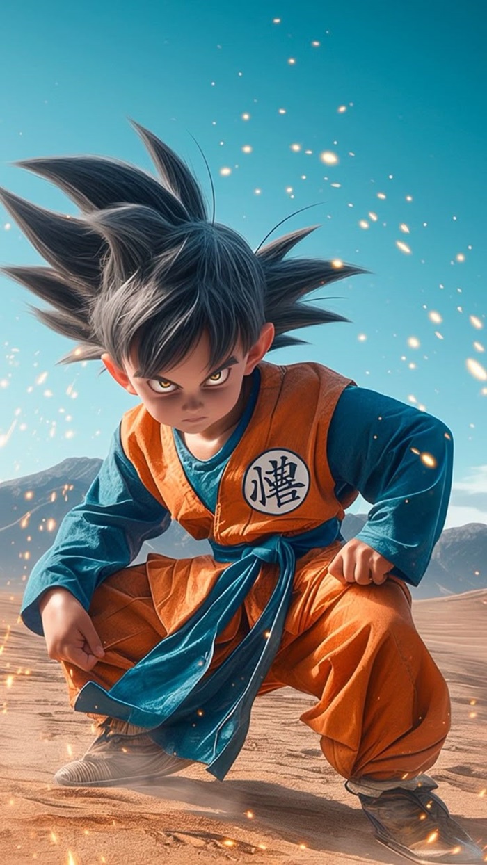 goku chibi ngầu