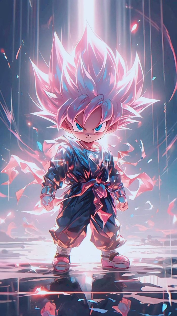 goku chibi nhiều màu
