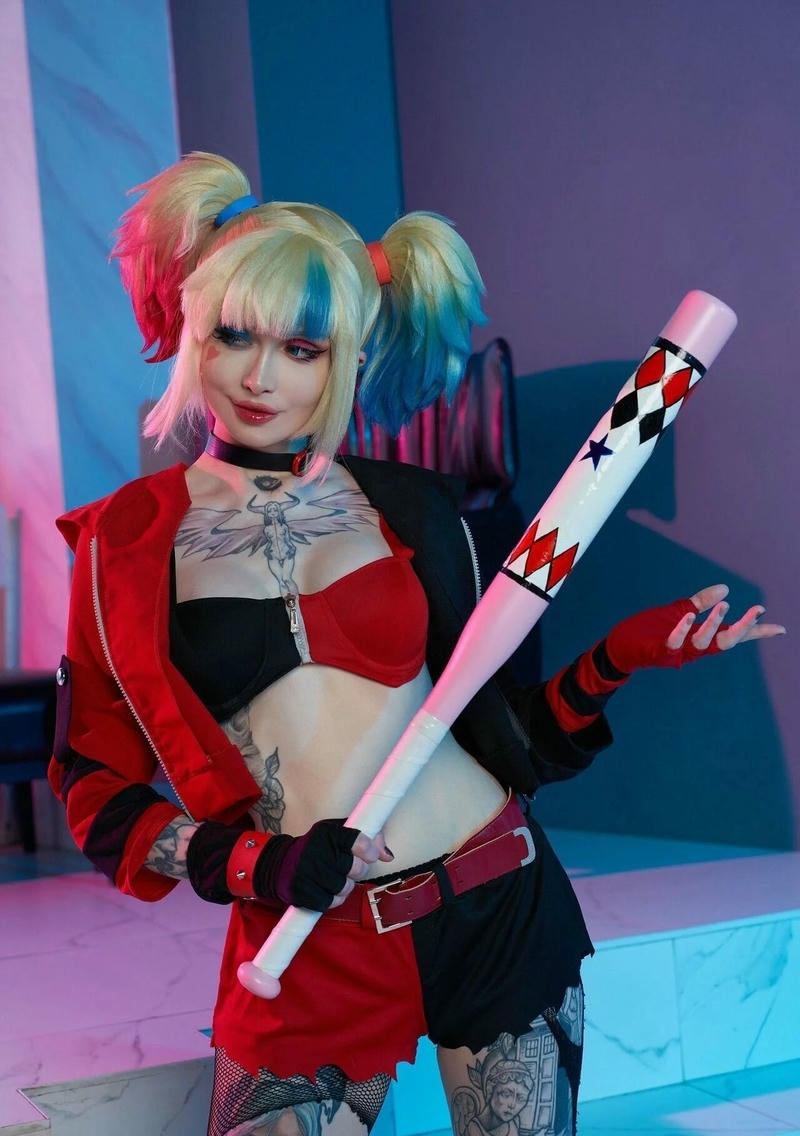harley quinn cosplay gợi cảm