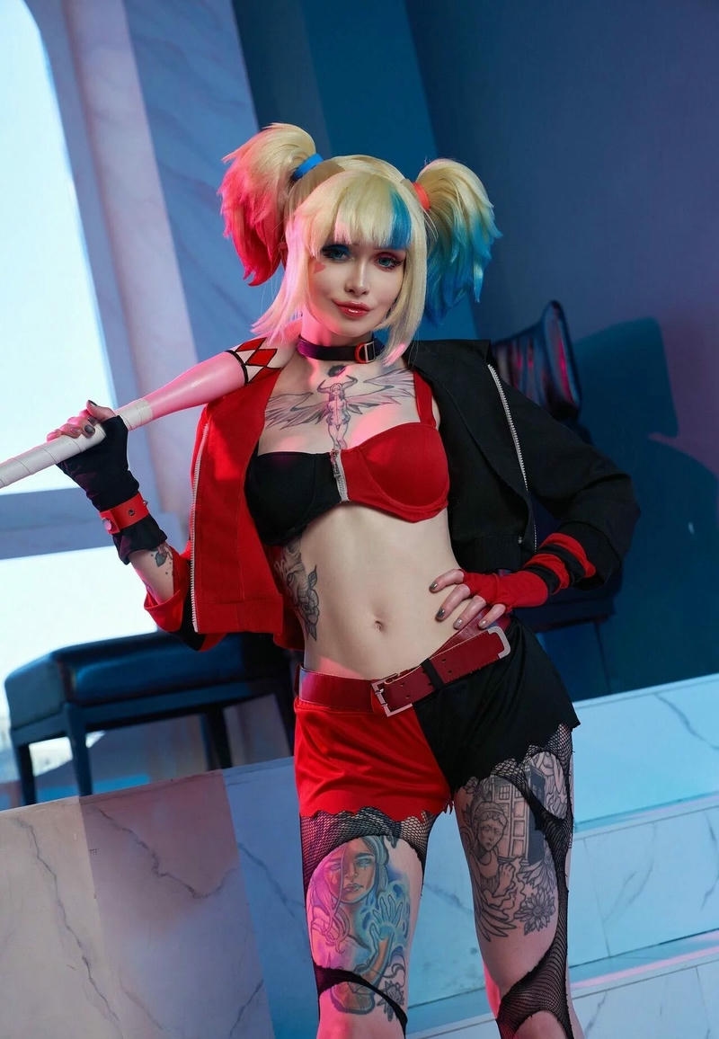 harley quinn cosplay khiêu gợi