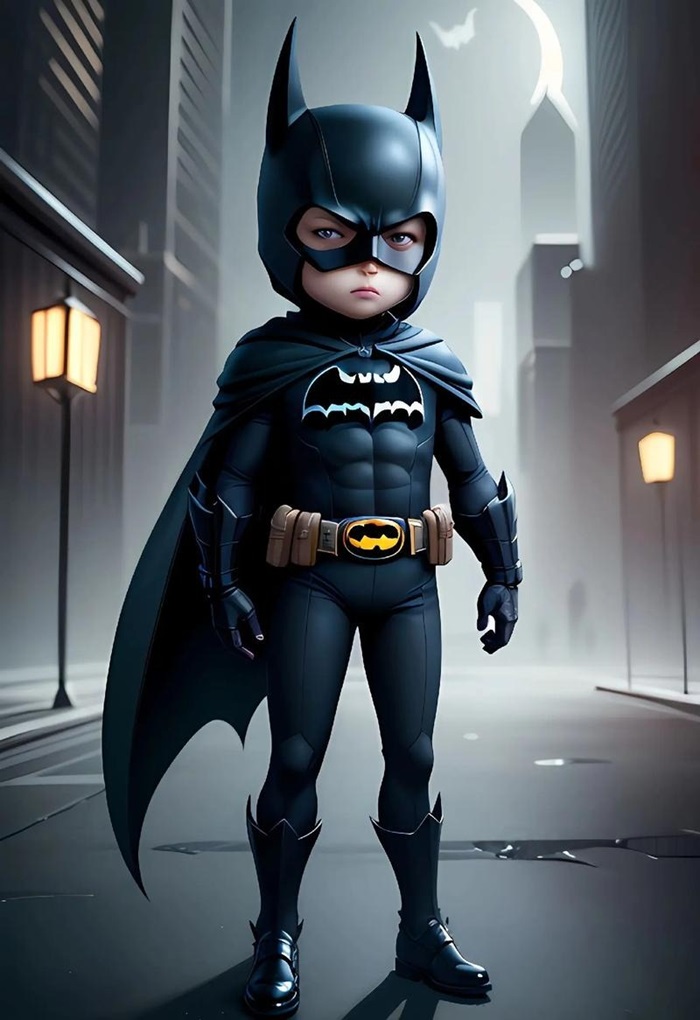 hình ảnh batman chibi 3D đẹp