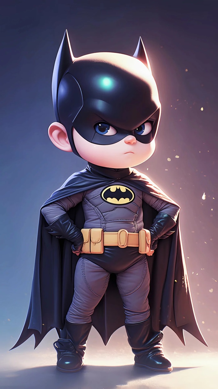 hình ảnh batman chibi cute