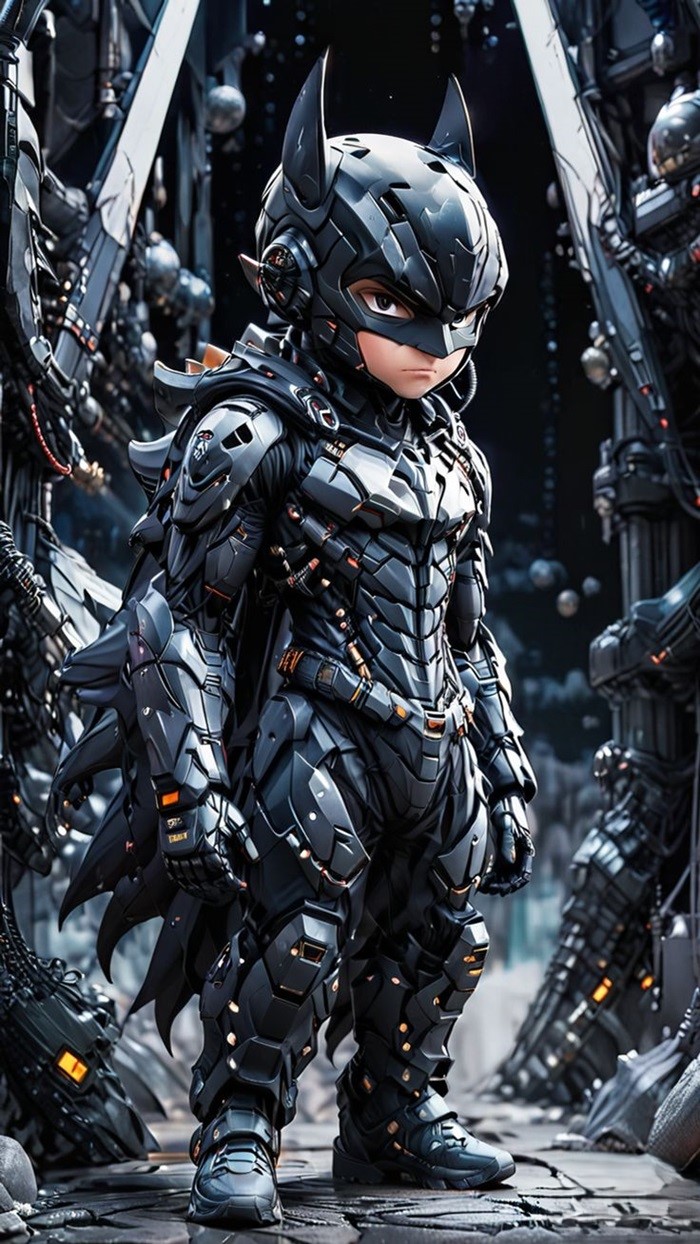 hình ảnh batman chibi siêu ngầu